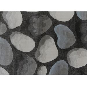 KONDELA Koberec, hnedá/sivá/vzor kamene, 133x190, MENGA