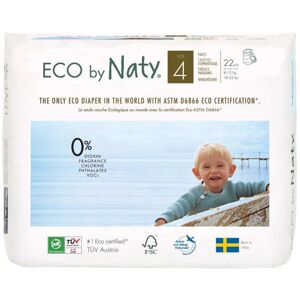 ECO BY NATY PANTS Nohavičky plienkové jednorazové 4 (8-15 kg) 22 ks