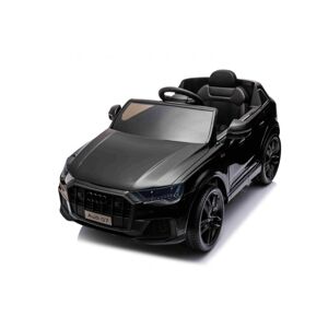 Elektrické autíčko Audi Q7 čierne, Jednomiestne, Nezávisle odpruženie, 12V batéria, Diaľkové ovládanie, 2 x 35W motor, LED Svetlá, USB/AUX Vstup na MP3 prehrávači, Licencované