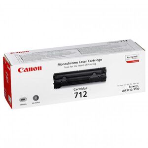 Canon originál toner 712 BK, 1870B002, black, 1500str.