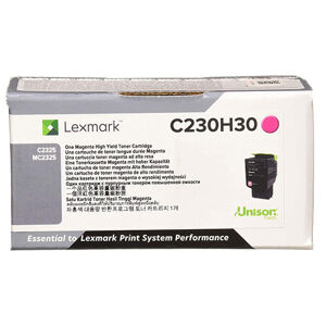 Lexmark originál toner C230H30, magenta, 2300str., high capacity