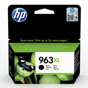 HP ORIGINAL INK 3JA30AE, HP 963XL, BLACK, 2000STR., 48ML, HIGH CAPACITY, HP OFFICEJET PRO