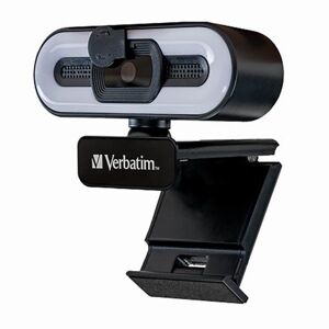 Verbatim Full HD Webkamera 2560x1440, 1920x1080, USB 2.0, čierna, Windows, Mac OS X, Linux kernel, Android Chrome, FULL HD, 30 FPS